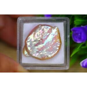 Stunning 13.96 Carat Freeform Keshi Pearl, Fully Drilled!